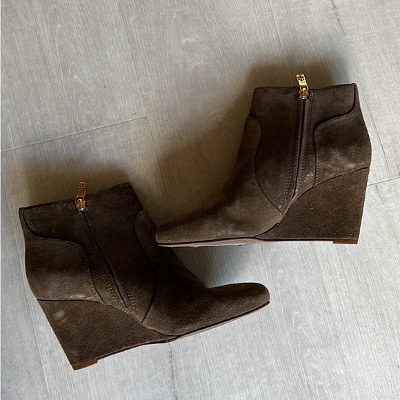 Tory Burch Suede Ankle Booties - Picture 2 of 3